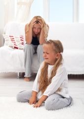 mom frustrated by depressed daughter